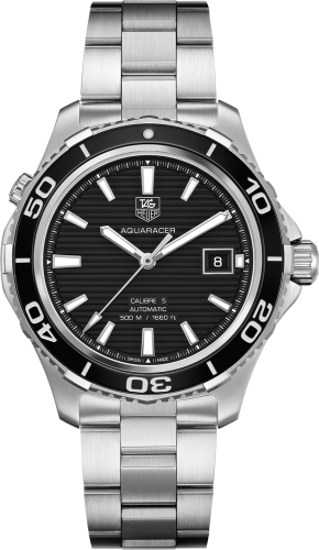 TAG Heuer Aquaracer 500M Calibre 5 41 Stainless Steel / Black / Bracelet